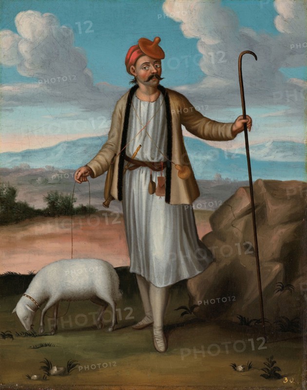 Albanian Herdsman, 1700-1737. Creator: Workshop of Jean Baptiste Vanmour.