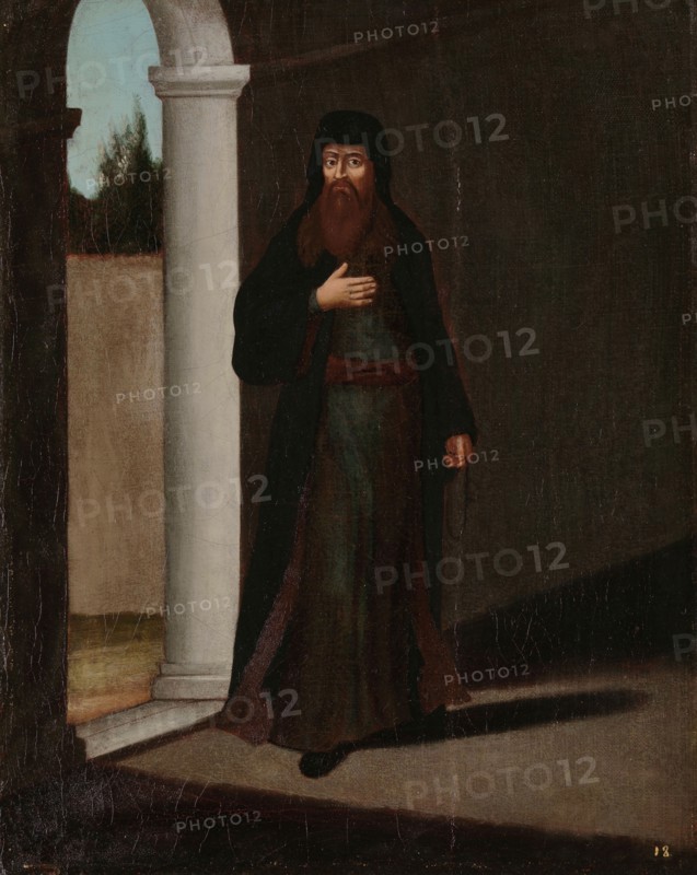 A Greek Priest, 1700-1737. Creator: Workshop of Jean Baptiste Vanmour.
