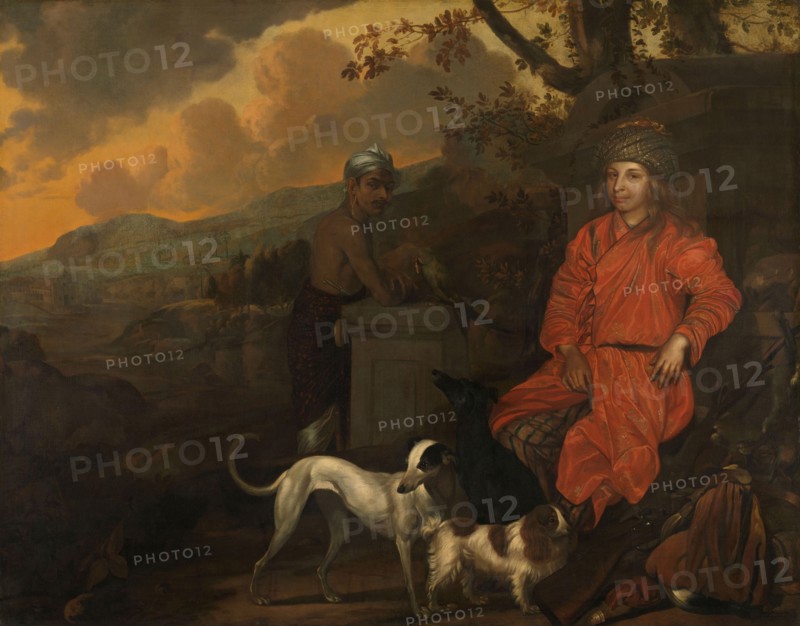 Portrait of Philippus Baldaeus and Gerrit Mossopotam, 1668. Creator: Johan De La Rocquette.