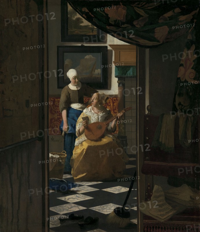 The Love Letter, c.1669-c.1670. Creator: Jan Vermeer.