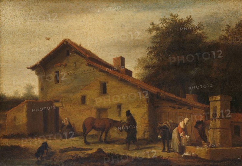 An Inn in the Neighborhood of Nantes, 1640-1660. Creator: Lambert Doomer.