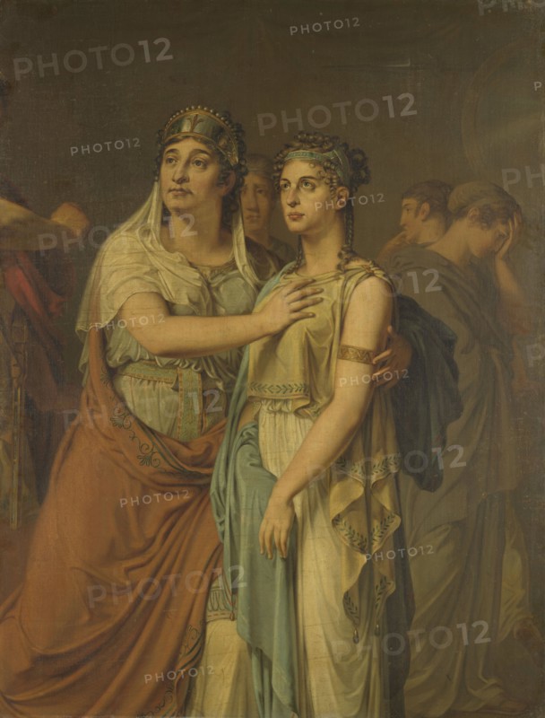 Joanna Cornelia Ziesenis-Wattier and Geertruida Jacoba Grevelink-Hilverdink..., 1800-1813.  Creator: Louis Moritz.