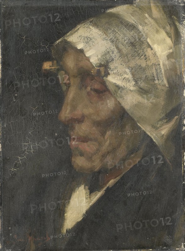 Fisherwoman, 1880-1900.  Creator: Marius van der Maarel.