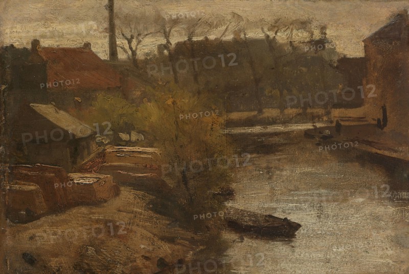 The Noord-West-Buitensingel in The Hague, c.1863. Creator: Matthijs Maris.