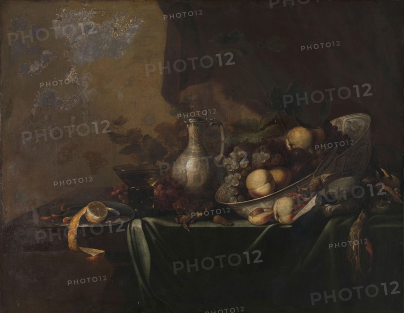 Still Life with Fruit, 1648-1673. Creator: Michiel Simons.
