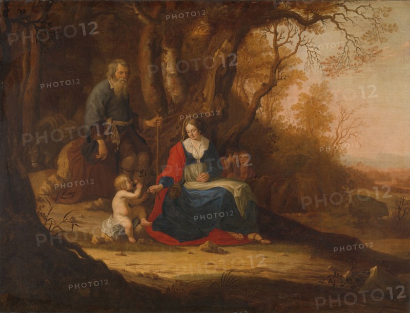 Rest on the Flight into Egypt, 1643. Creator: Paulus van Vianen II.