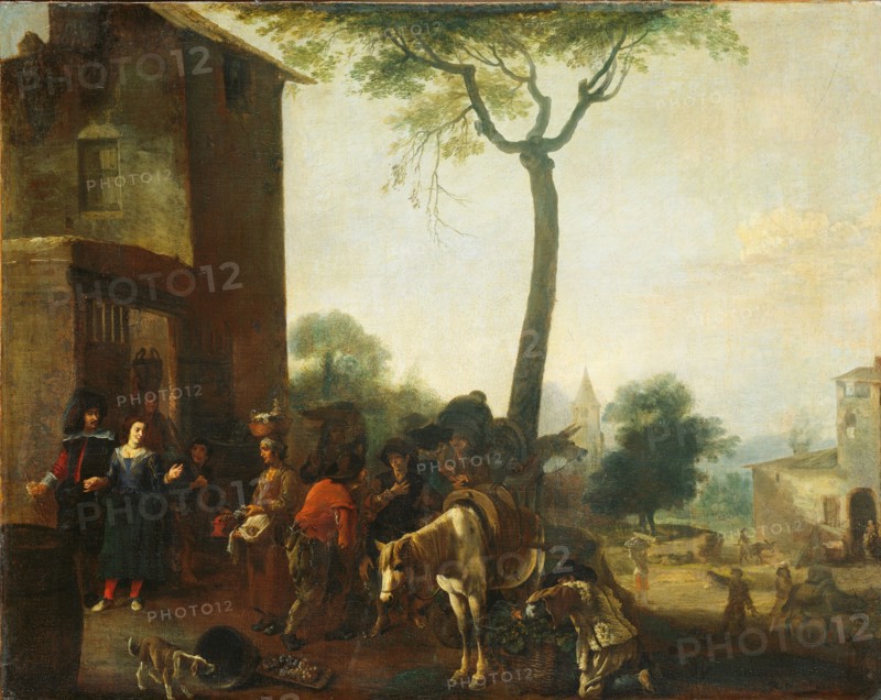 Harvesting the Vines, c.1630-c.1650. Creator: Unknown.