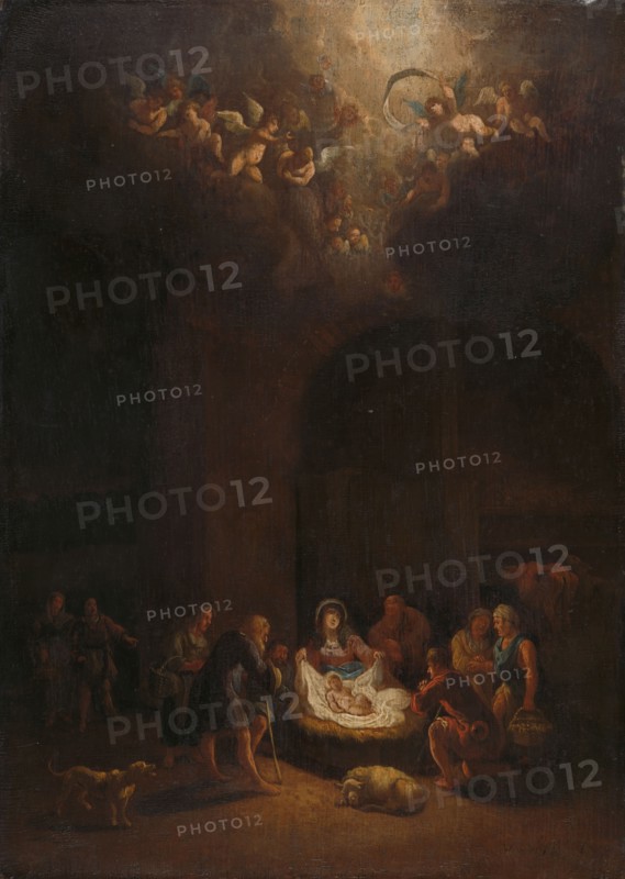 The Adoration of the Shepherds, c.1680. Creator: Peeter Bout.