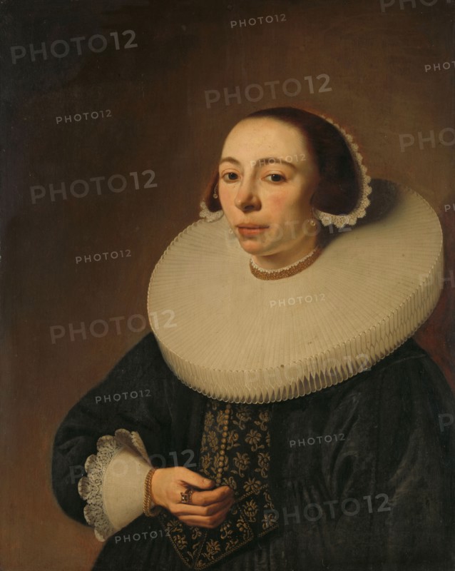 Portrait of a Woman, possibly Helena le Maire (1602 ?-after 1657), 1638. Creator: Pieter Dubordieu.