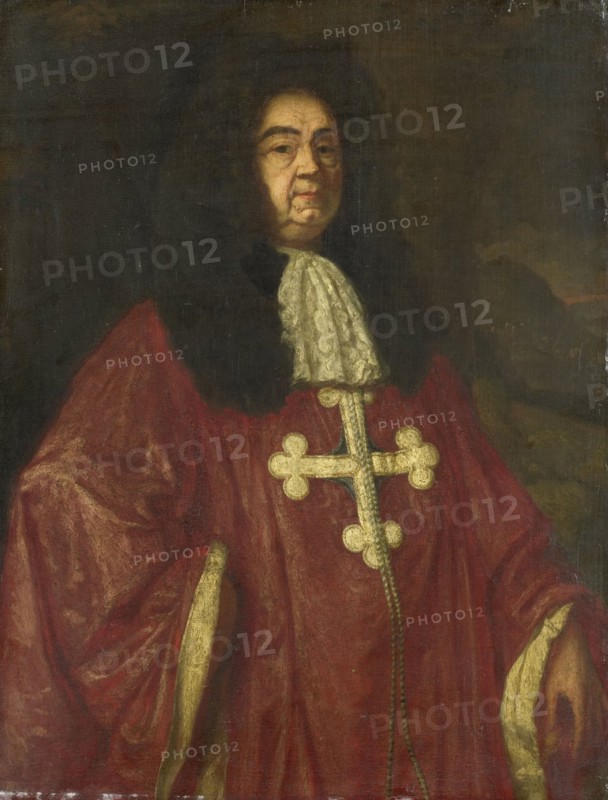 Portrait of Johannes Camprich van Cronefelt, Knight of the Order of St. Maurice and St. Lazarus, Imp Creator: Simon Ruys.