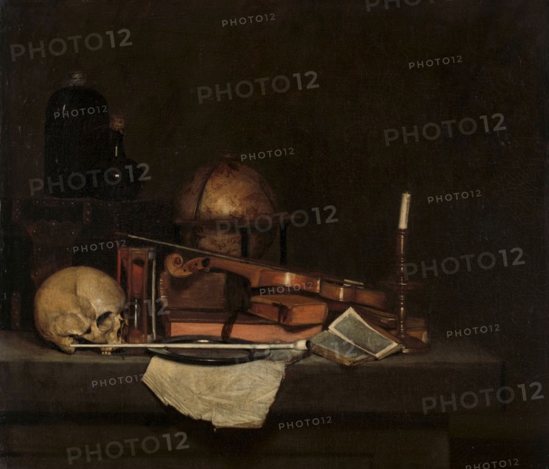 Vanitas Still Life, 1630-1660. Creator: Stevers.