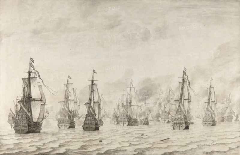 The Battle of Dunkirk, 1659. Creator: Willem van de Velde I.