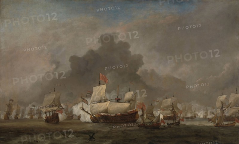 Naval Battle between Michiel Adriaensz de Ruyter and the Duke of York