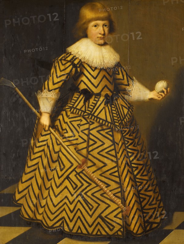 Portrait of a Boy with a Kolf Club, 1631. Creator: Wybrand Simonsz. de Geest the Elder.