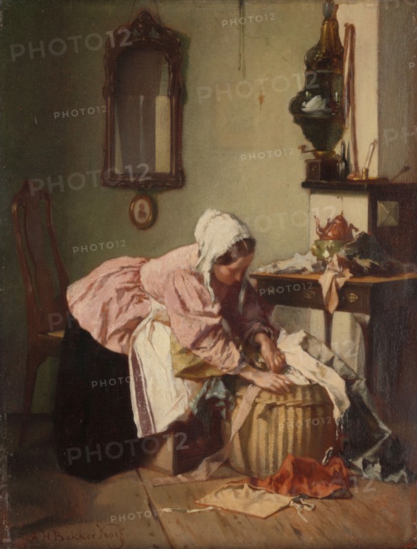 The Rag Basket, c.1850-c.1882. Creator: Alexander Hugo Bakker Korff.