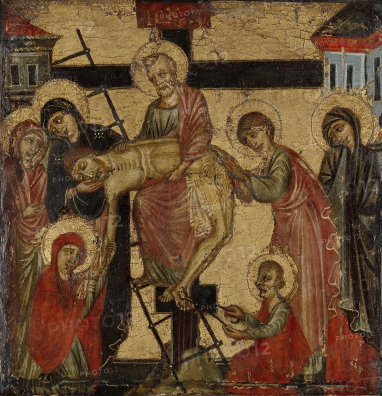 The Deposition and the Entombment, c.1290. Creator: Anon.
