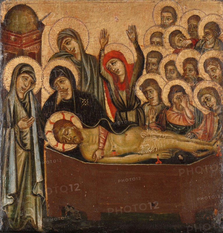 The Deposition and the Entombment, c.1290. Creator: Anon.