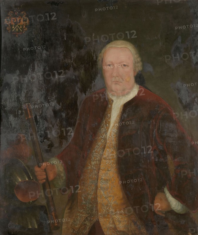 Portrait of Petrus Albertus van der Parra, Governor-General of the Dutch East India Company, c.1762. Creator: Anon.