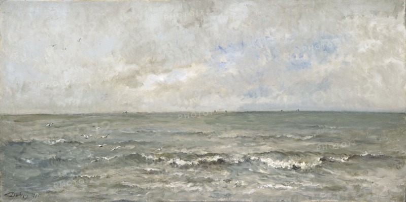 Seascape, 1876. Creator: Charles Francois Daubigny.