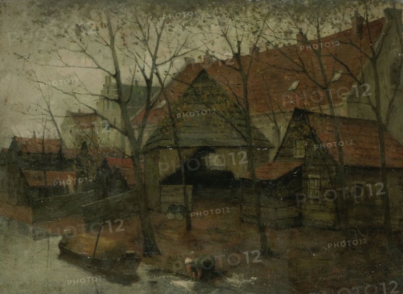 The Vinkenbuurt near Amsterdam, 1885-1900. Creator: Johann Eduard Karsen.