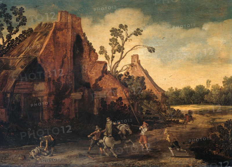 The Robbery, 1616. Creator: Esaias van de Velde.
