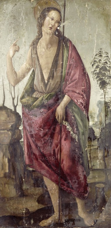 John the Baptist, 1470-1497. Creator: Francesco Botticini.