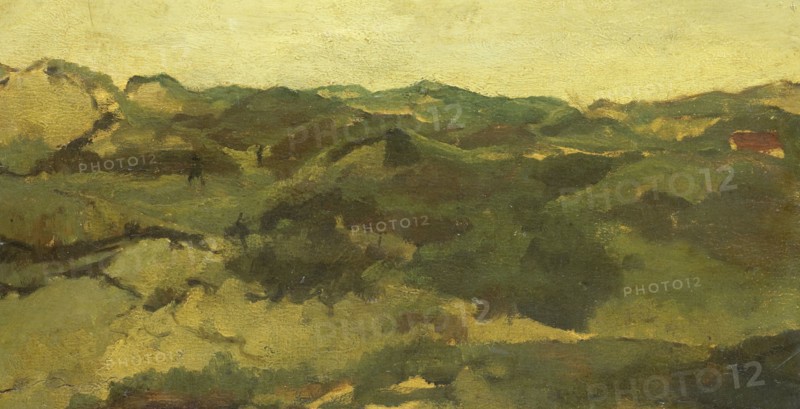 A Heath Landscape, Presumably in Drenthe, c.1880-c.1923. Creator: George Hendrik Breitner.