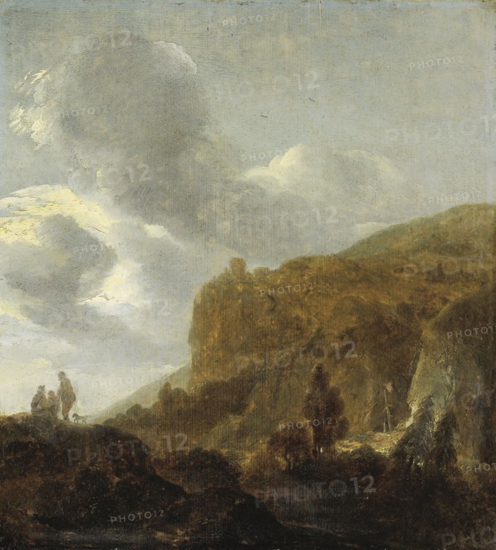 Mountainous Landscape, 1630-1660. Creator: Guillam Dubois.