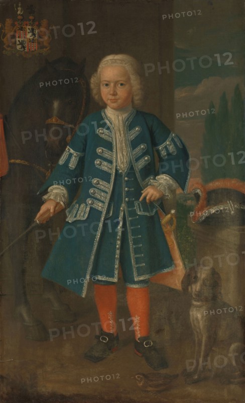 Portrait of Diederik van Hemert, Lord of Babyloniënbroek at six years of age, 1735. Creator: Harmen Serin.