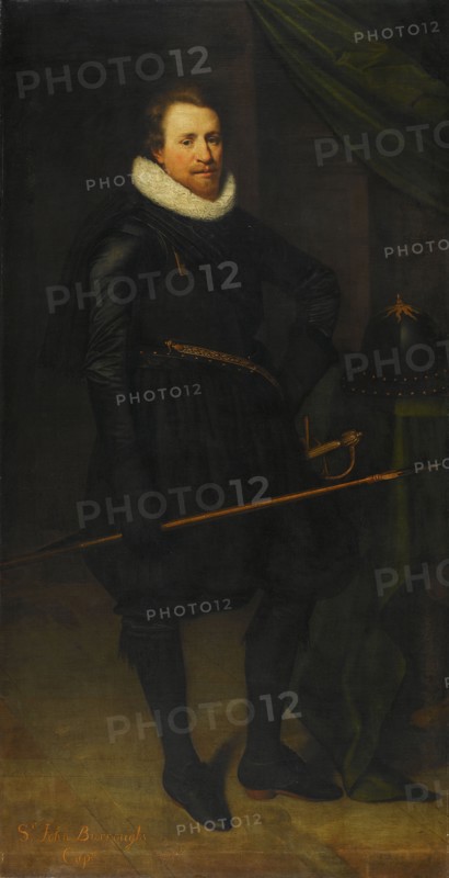 Portrait of Sir John Burroughs (1587-1627), c.1620-c.1623. Creator: Jan Anthonisz van Ravesteyn.