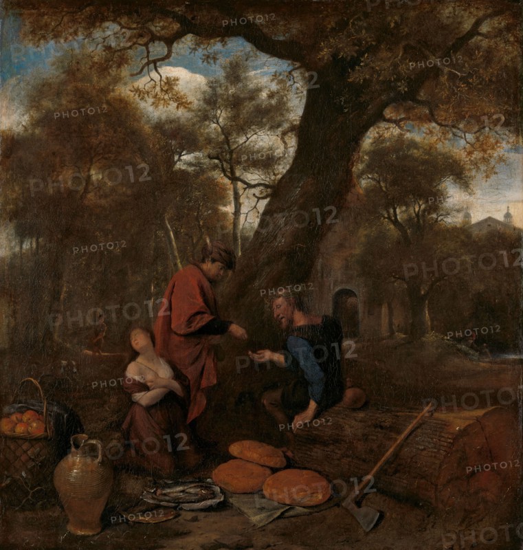Erysichthon selling his daughter, 1650-1660. Creator: Jan Steen.