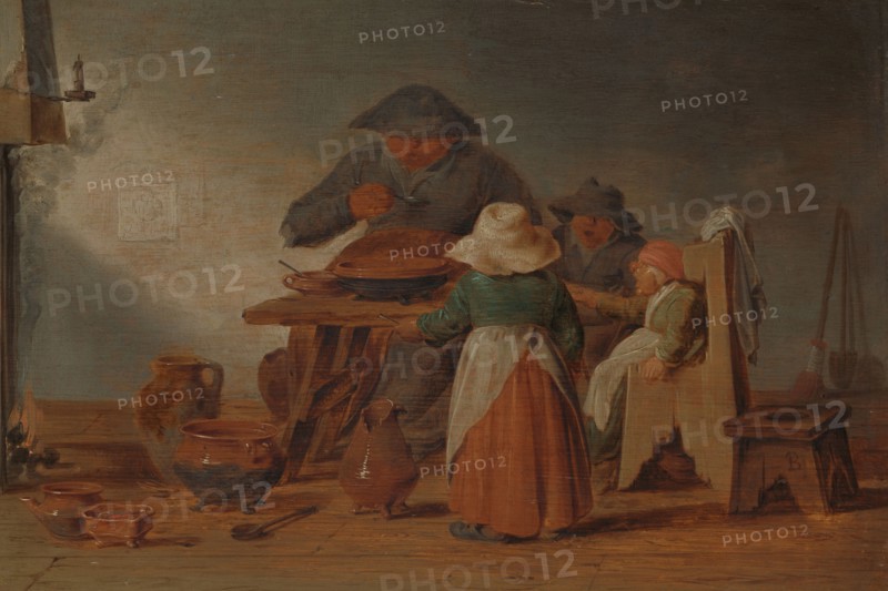 Peasant Meal, c.1625-c.1635. Creator: Jan Jansz Buesem.