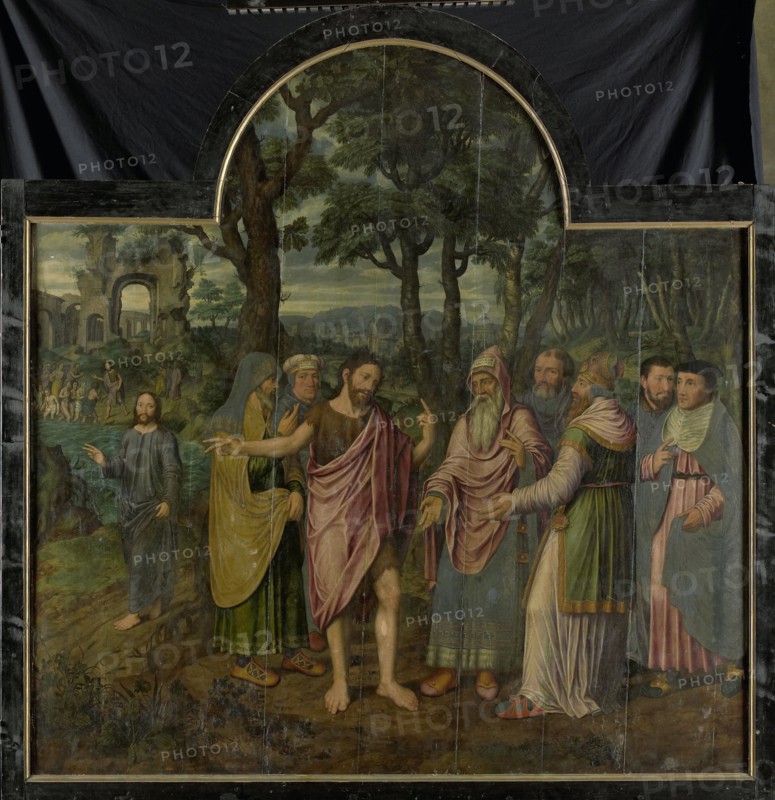 Triptych with Scenes from the Life of St John the Baptist, 1557. Creator: Jan van Coninxloo the Younger.