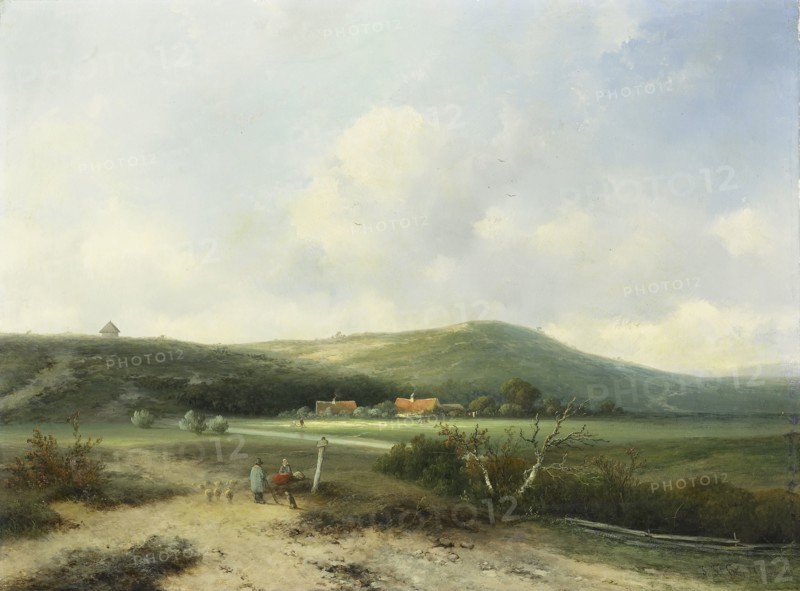 View in the Dunes, 1855. Creator: Johannes Franciscus Hoppenbrouwers.