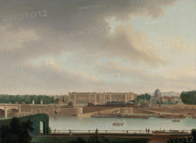 The View from the Batavian Embassy in Paris, 1801. Creator: Josephus Augustus Knip.