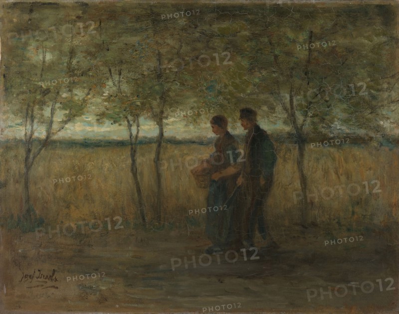 Turning homewards', 1860-1911. Creator: Jozef Israels.