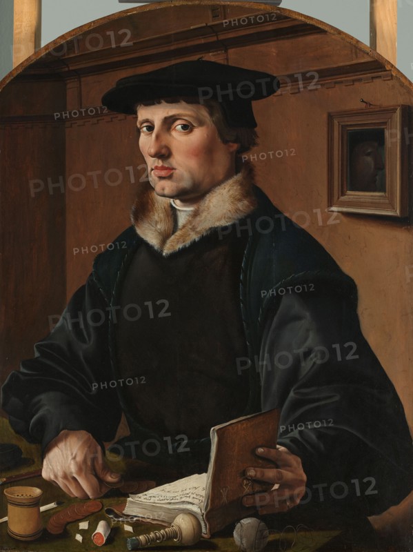 Portrait of a Man, possibly Pieter Gerritsz Bicker, 1529. Creator: Maerten van Heemskerck.
