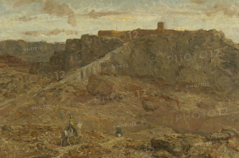 Mountainous Landscape in Egypt, 1880-1922. Creator: Marius Bauer.