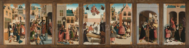 The Seven Works of Mercy, 1504. Creator: Master of Alkmaar.