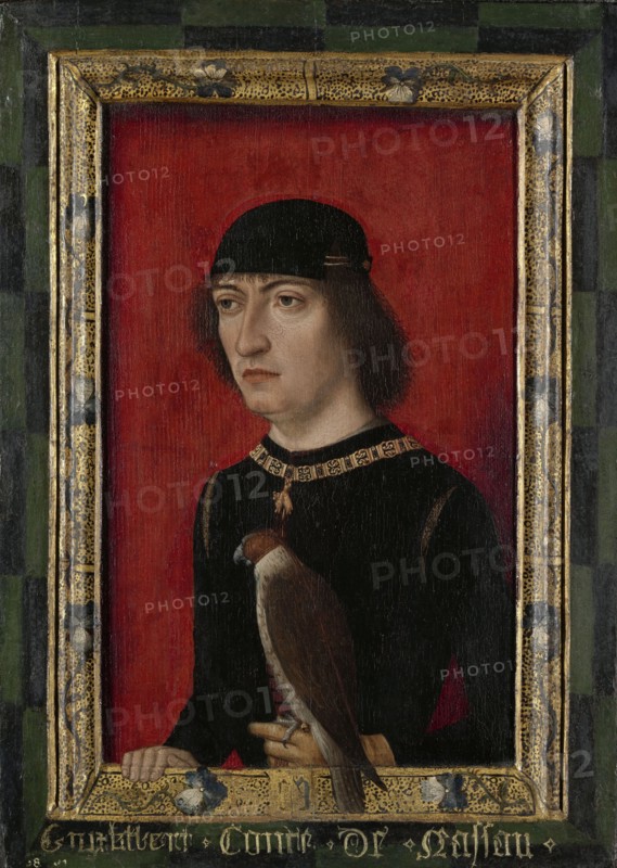 Portrait of Engelbert II, Count of Nassau, c.1480-c.1490. Creator: Master of the Portraits of Princes.