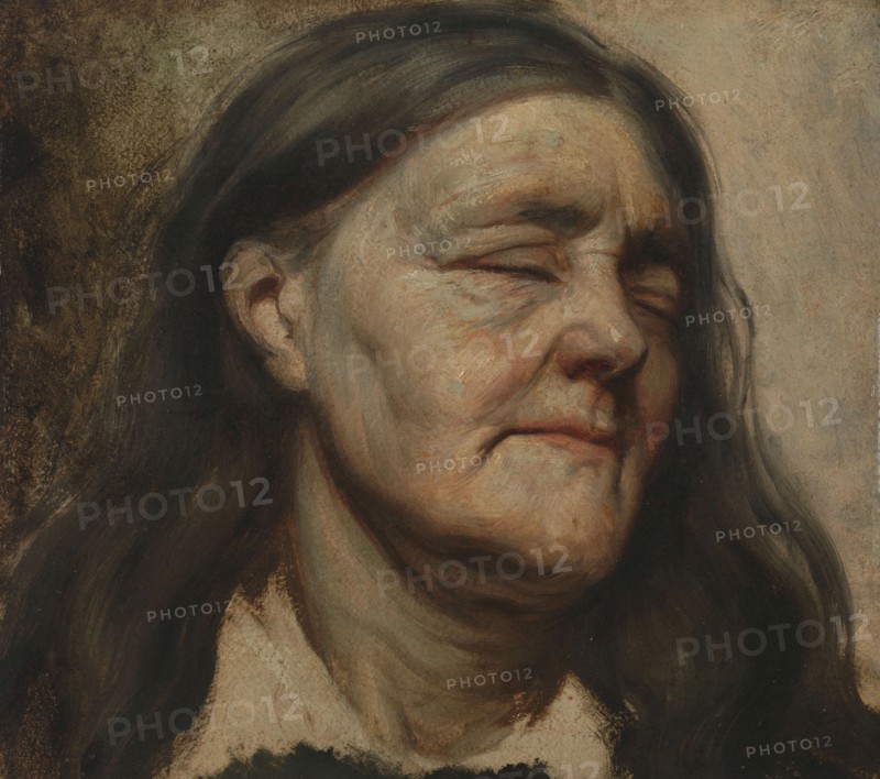 Study of an Old Woman, c.1856-c.1857. Creator: Matthijs Maris.