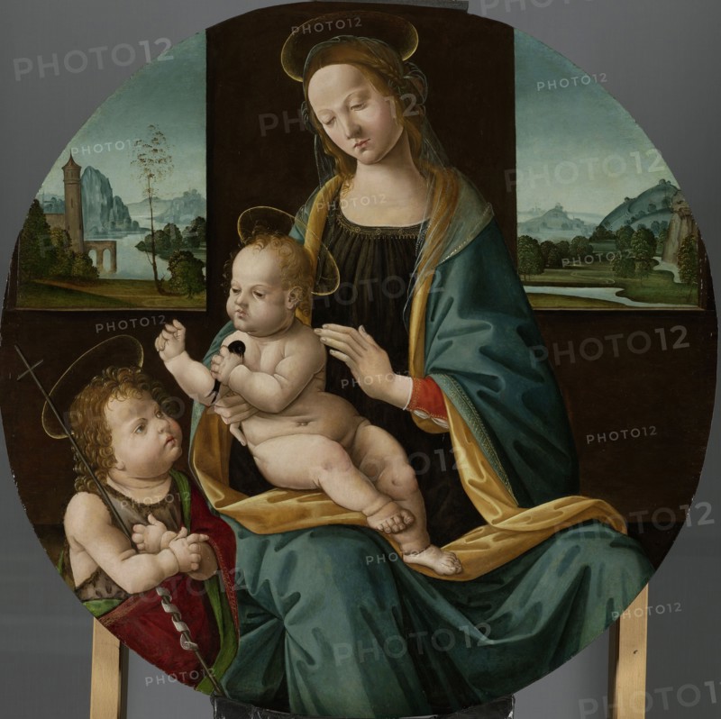 Virgin and Child with the Infant Saint John the Baptist, c.1490-c.1515. Creator: Meester van de Conversazione di Santo Spirito.