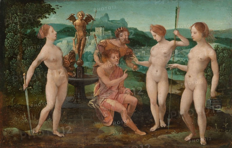 Judgment of Paris, 1532. Creator: Master of the Female Half-Lengths.