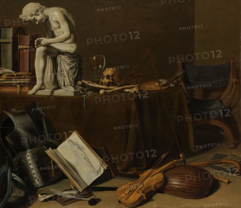 Vanitas Still Life with the Spinario, 1628. Creator: Pieter Claesz.