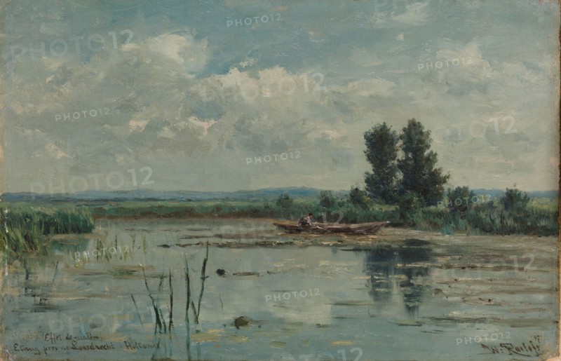 Lake near Loosdrecht, 1887. Creator: Willem Roelofs.