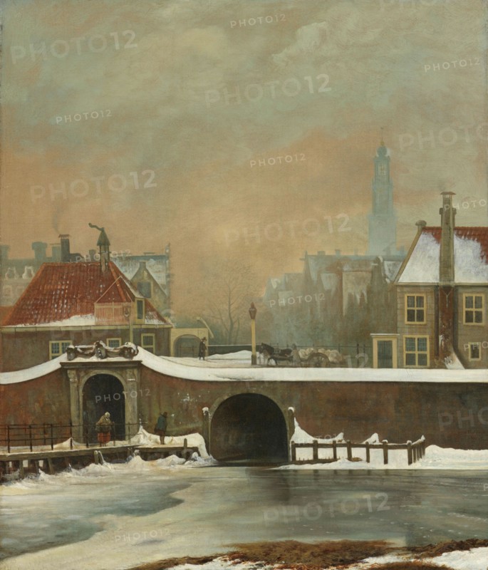 The Raampoortje in Amsterdam, 1809. Creator: Cornelis Troost.