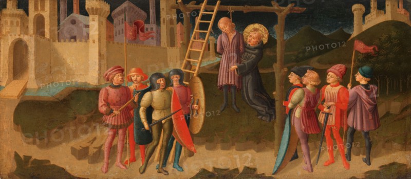 Saint Nicholas of Tolentino Saving a Hanged Man, c.1470. Creator: Zanobi di Jacopo Machiavelli.