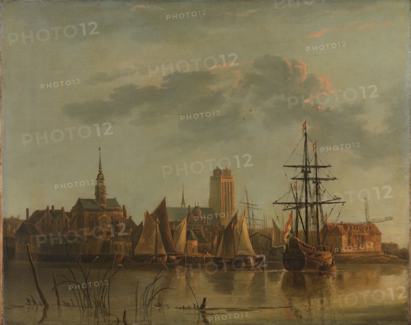 View of Dordrecht at Sunset, c.1700-c.1842. Creator: Unknown.