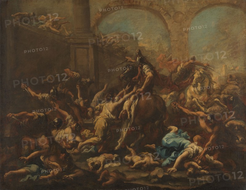 Massacre of the Innocents, 1715-1740. Creator: Alessandro Magnasco.