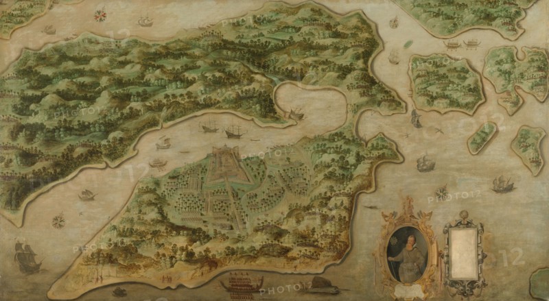 View of Ambon, c.1617. Creator: Anon.